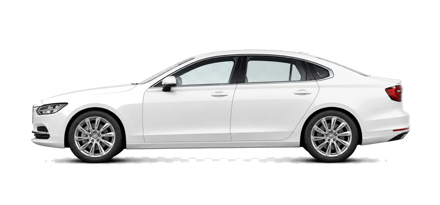 White executive saloon